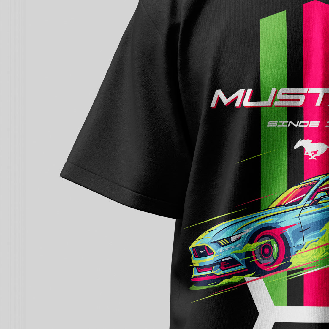 Mighty Mustang – Oversized Tee